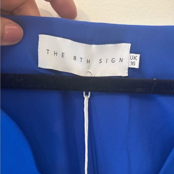 Elegant Blue Women's Dress - Picture 2 of 8